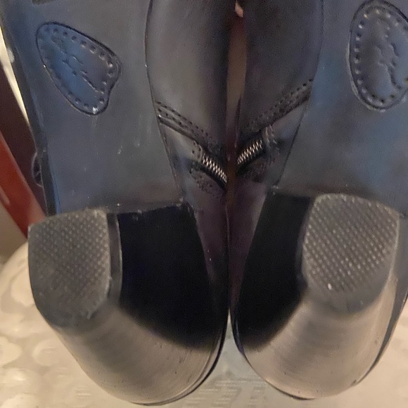 Born Crown Jailyn Black leather size 8 1/2 Bootie Boots - Picture 11 of 15